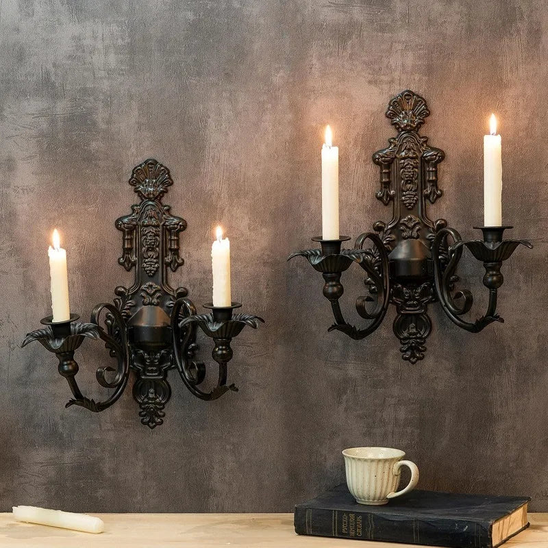 Applique murale chandelier style vintage